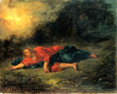 Eugène Delacroix, L'agonie dans le jardin (1861) Rijksmuseum Amsterdam