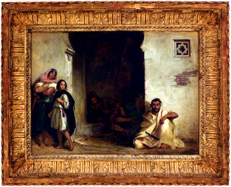 Eugène delacroix, strada a meknes, 1832