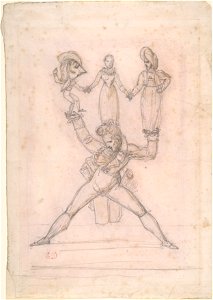 Eugène Delacroix, Théâtre Italien (Gioacchino Rossini, 1792-1868), 1821