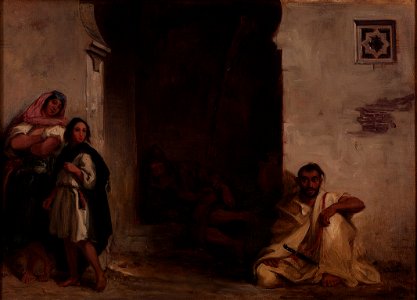Eugène Delacroix - Street in Meknes - 1948-4 - Albright–Knox Art Gallery