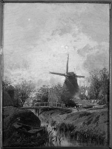 Eugène Deshayes - Landscape with a Mill - 74.5 - Museum of Fine Arts