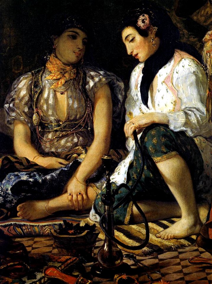 Eugène Delacroix - The Women of Algiers (detail) - WGA6189