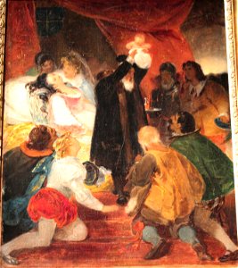 Eugène Devéria - Naissance de Henri IV