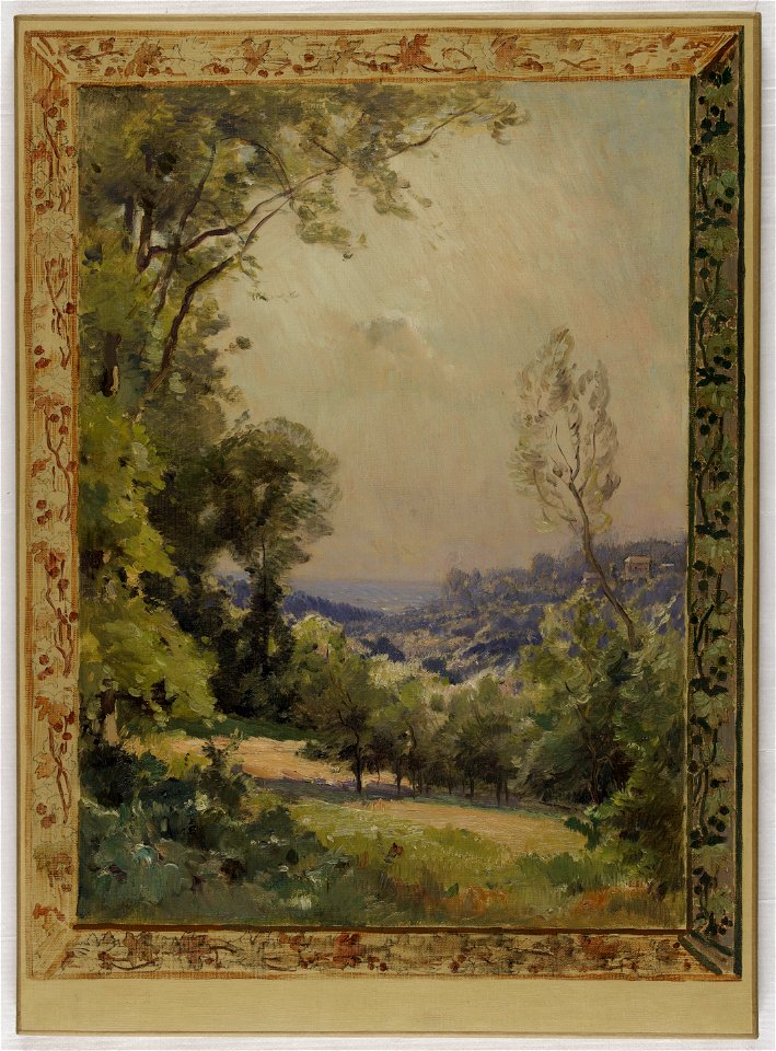 Eugène Bourgeois - Esquisse pour la mairie de Bagneux , Paysage - PPP3908 - Musée des Beaux-Arts de la ville de Paris