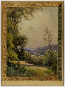 Eugène Bourgeois - Esquisse pour la mairie de Bagneux , Paysage - PPP3908 - Musée des Beaux-Arts de la ville de Paris
