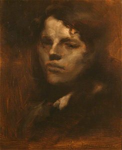 Eugène Carrière (1849-1906) - Nelly Carrière - T00364 - Tate
