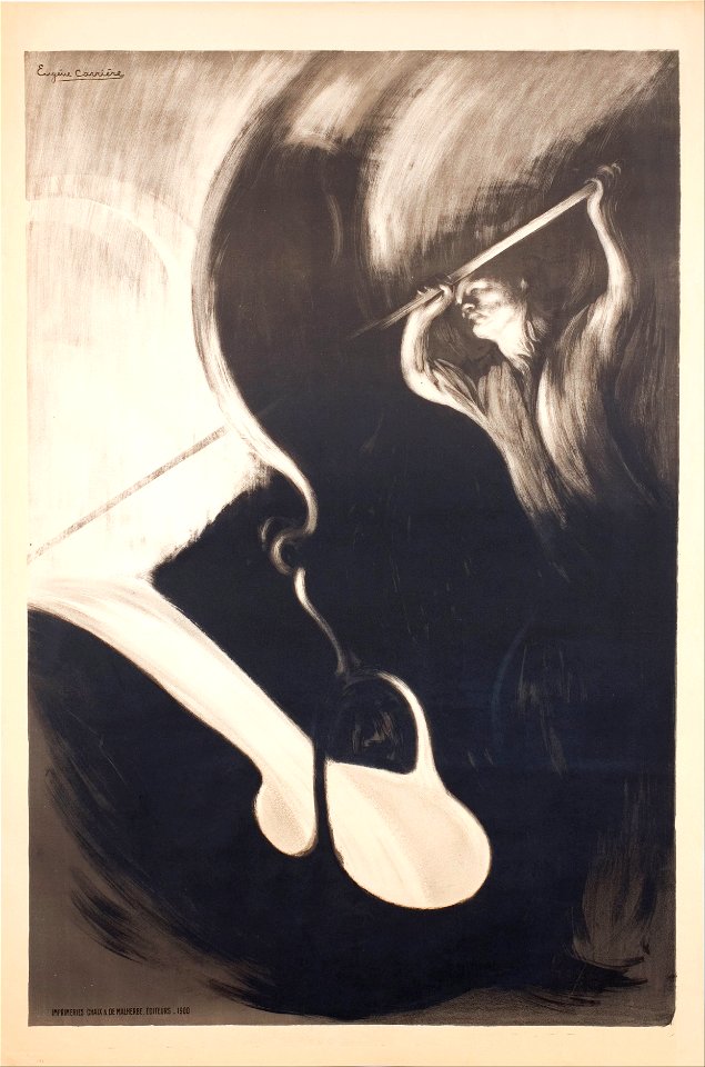 Eugène Carrière - Le Fondeur (The Foundry) - Google Art Project