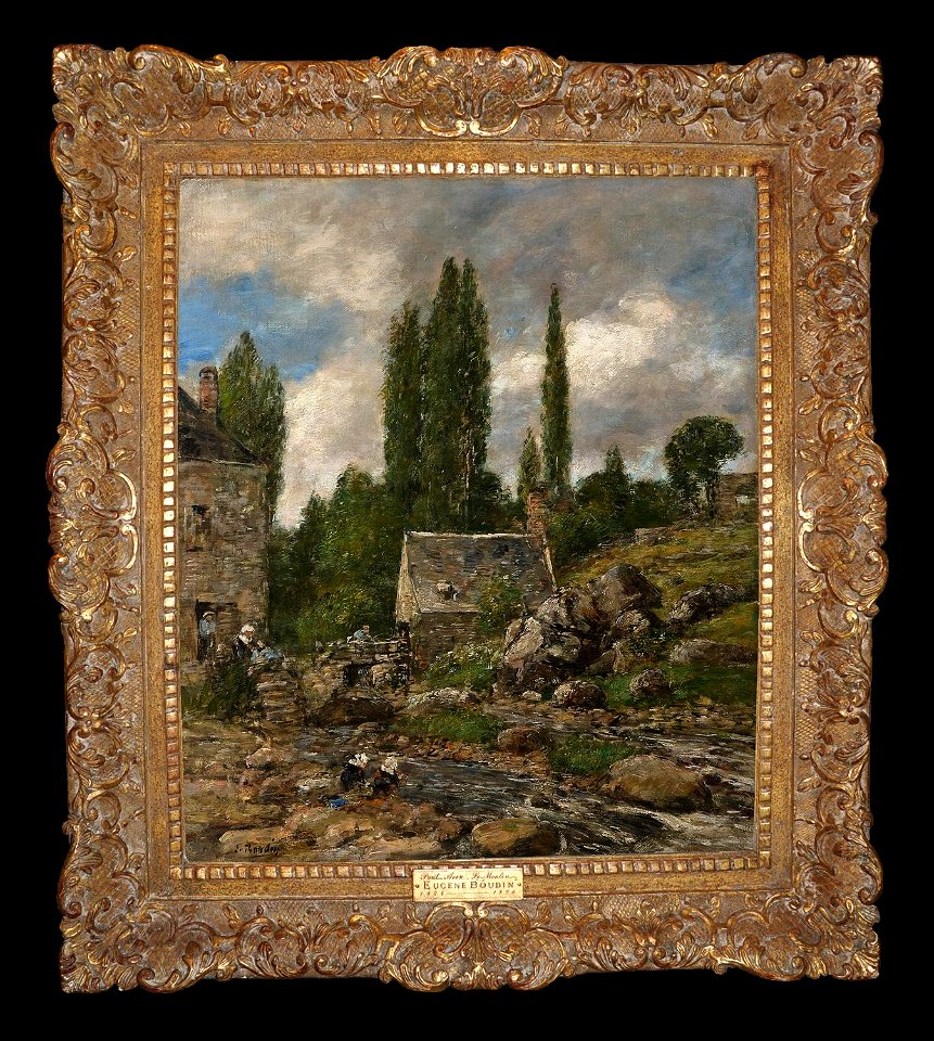 Eugène Boudin, 1897 - Pont-Aven, le moulin