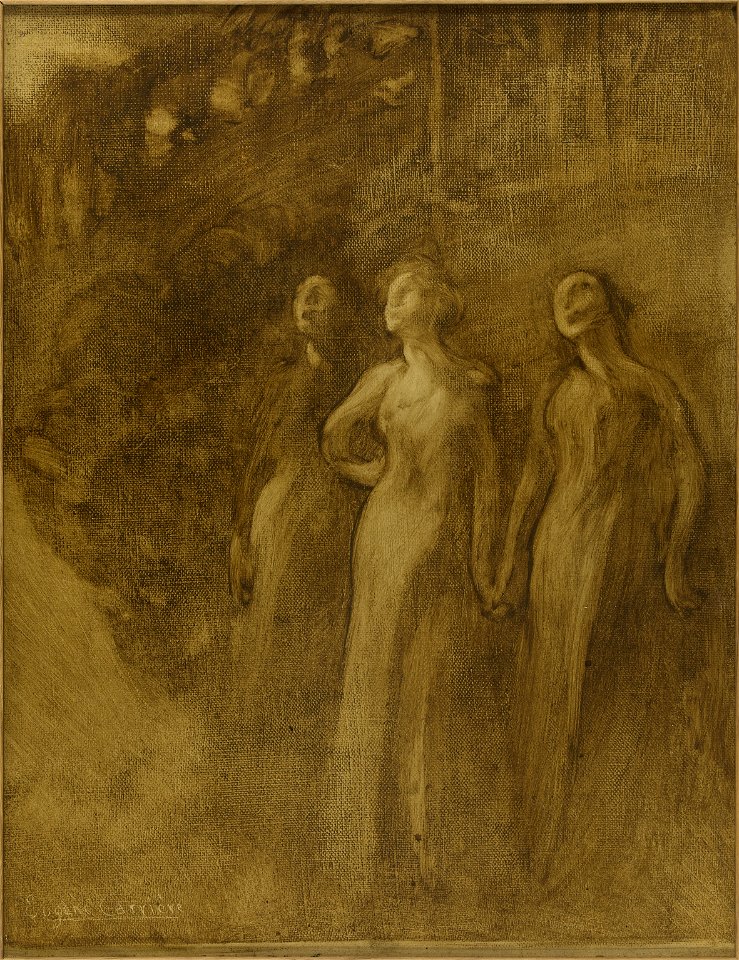 Eugène Carrière - Esquisse pour la mairie du 12ème , la jeunesse - PPP3559 - Musée des Beaux-Arts de la ville de Paris