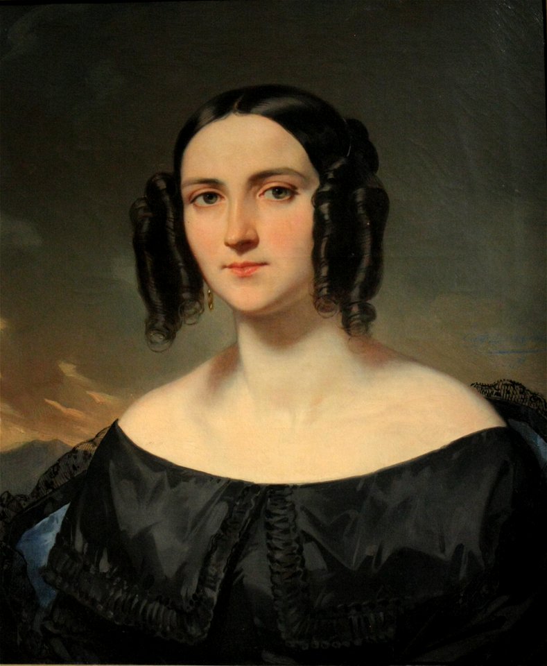 Eugène Devéria - Madame Courcier