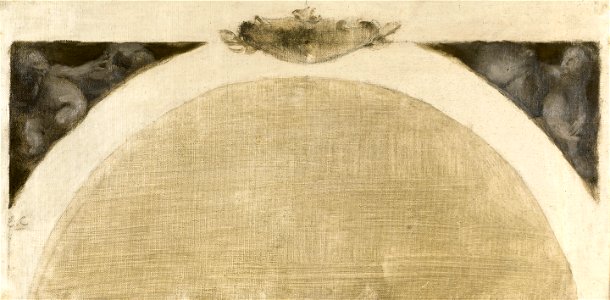 Eugène Carrière - Esquisse pour le salon des Sciences de l'Hôtel de Ville de Paris , Mathématique et Minéralogie - PPP4487 - Musée des Beaux-Arts de la ville de Paris