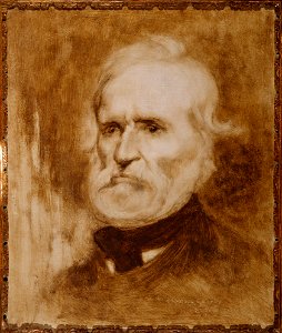 Eugène Carrière - Portrait d'Auguste Blanqui (1805-1881), homme politique - P1801 - Musée Carnavalet. Free illustration for personal and commercial use.