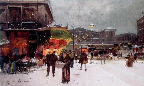 Eugène Galien-Laloue - gare