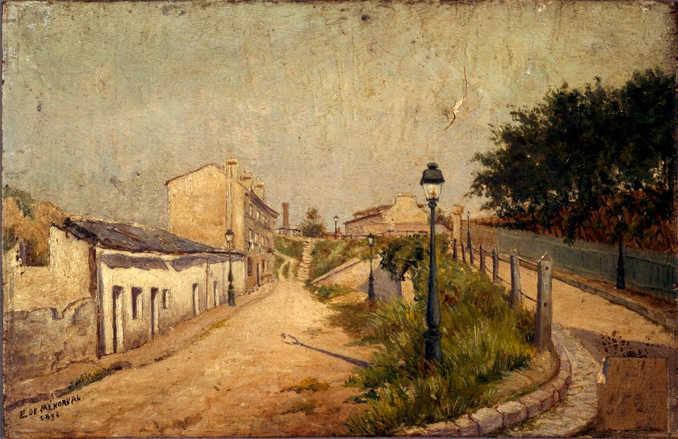 Eugène de Ménorval - La rue du Pot-au-Lait en 1894 - P552 - Musée Carnavalet