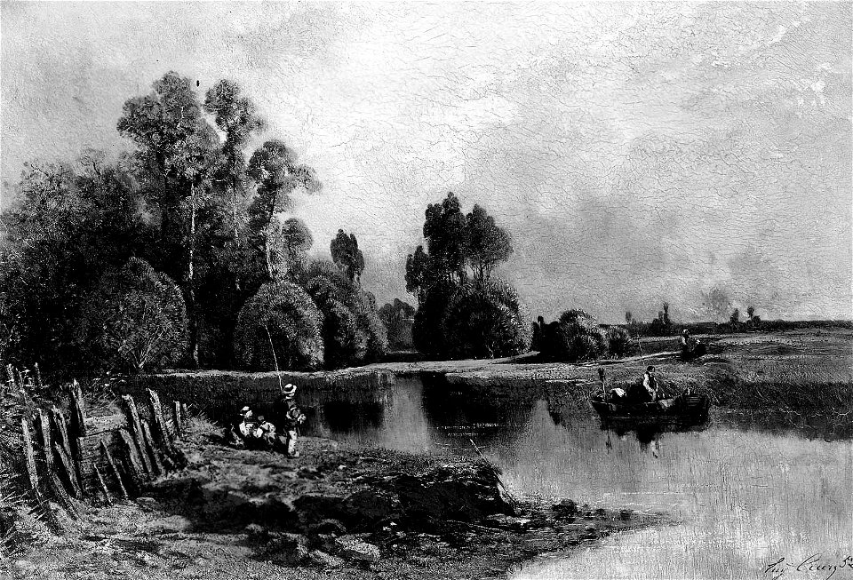 Eugène Cicéri - On the Loing River - 13.464 - Museum of Fine Arts
