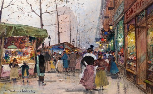 Eugène Galien-Laloue Paris Porte Saint-Denis 6