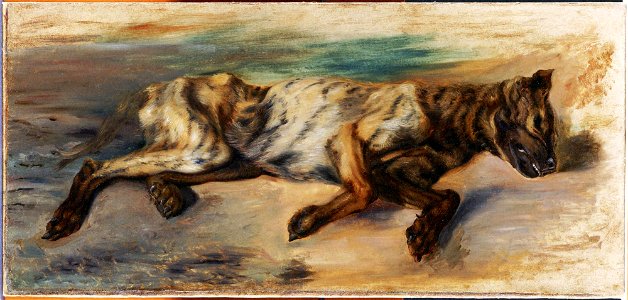 Eugène Delacroix - Dead Dog - 1996-291 - Princeton University Art Museum