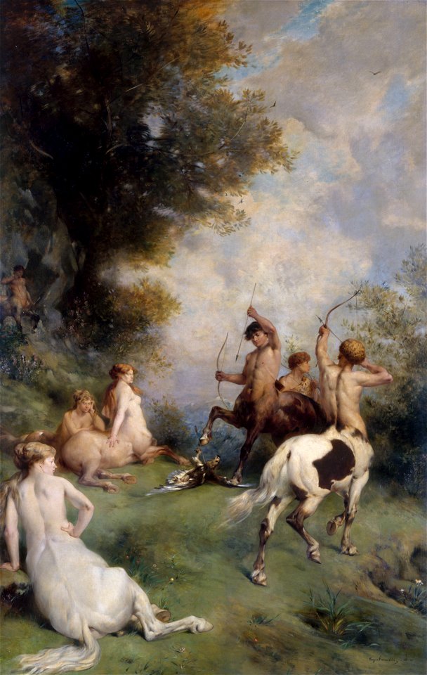 Eugène Fromentin - Centaures - PPP2517 - Musée des Beaux-Arts de la ville de Paris