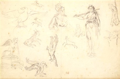Eugène Delacroix - Animal and Figure Studies - Google Art Project
