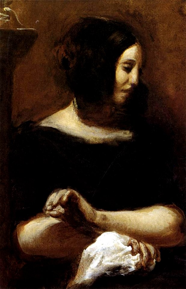 Eugène Delacroix - George Sand - WGA06193