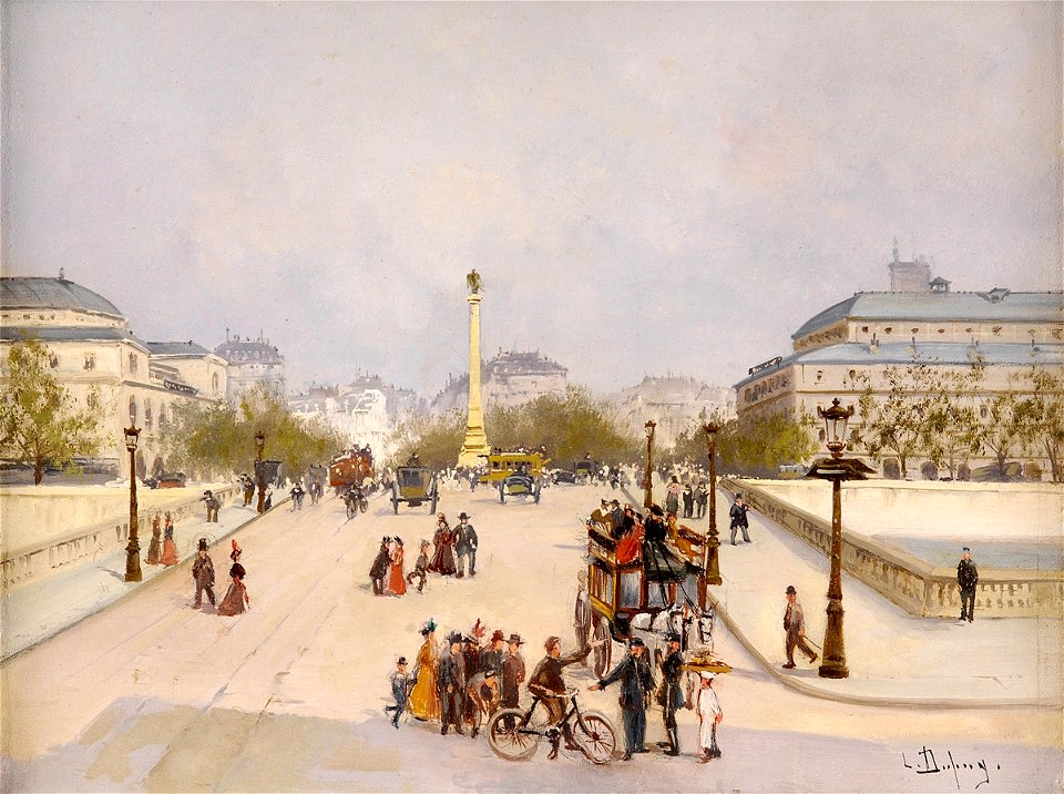 Eugène Galien-Laloue Boulevard in Paris