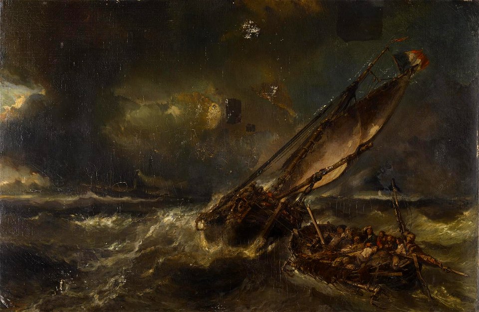 Eugène Isabey - After the Storm - Walters 3763