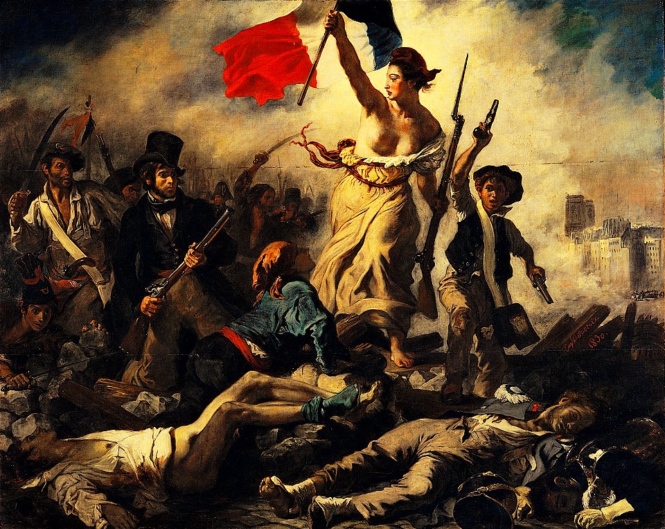 Eugène Delacroix - La liberté guidant le peuple-2