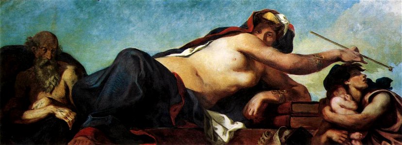 Eugène Delacroix - Justice (detail) - WGA06184. Free illustration for personal and commercial use.