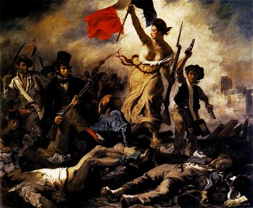 Eugène Delacroix - Liberty Leading the People (28th July 1830) - WGA6177