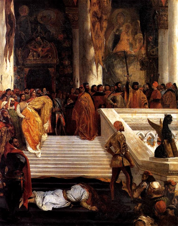 Eugène Delacroix - The Execution of Doge Marino Faliero - WGA06168