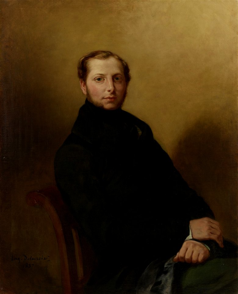 Eugène Delacroix - Portrait of Count Charles de Mornay - 1983.7.8 - Yale University Art Gallery