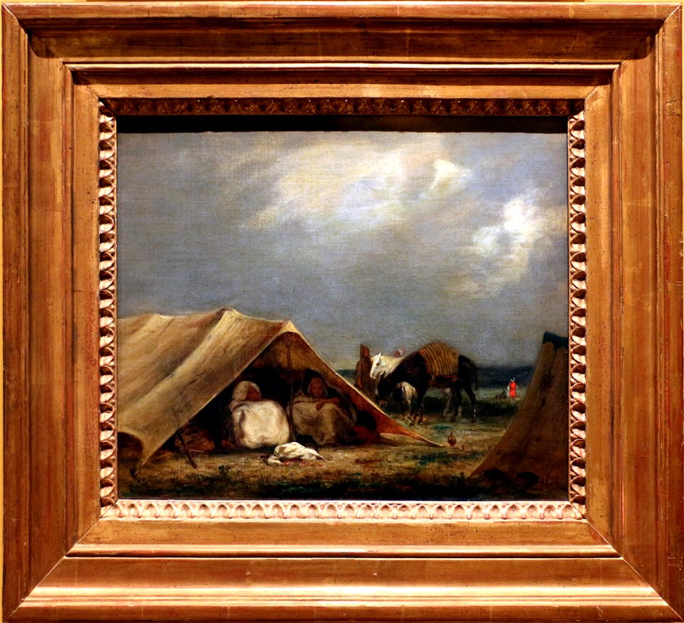 Eugène delacroix, accampamento arabo, 1839