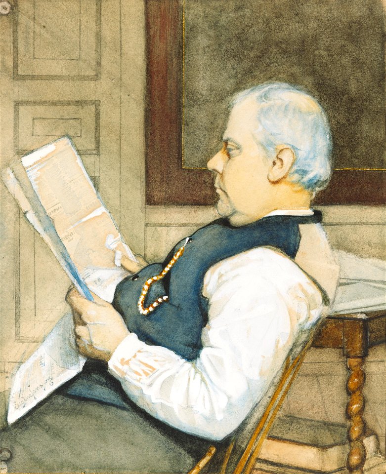Eugène Jansson Portrait of the Artist's Father Thielska 149c 001