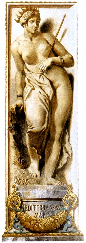 Eugène Delacroix - The Mediterranean - WGA06187