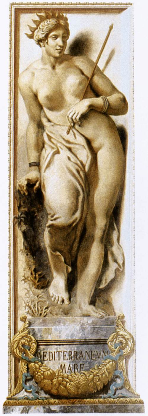 Eugène Delacroix - The Mediterranean - WGA06187
