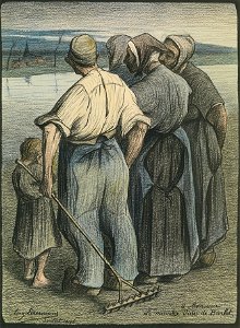 Eugène Laermans, Op het veld, 1895 (houtskool en aquarel)
