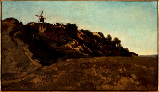 Eugène Lavieille - Vue de Montmartre, vers 1848 - P916-4 - Musée Carnavalet