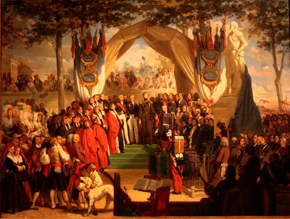 Eugène Devéria - Inauguration de la statue de Henri IV