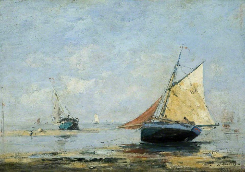 Eugène Louis Boudin (1824-1898) - Environs de Trouville - 1-12 - Perth Museum and Art Gallery