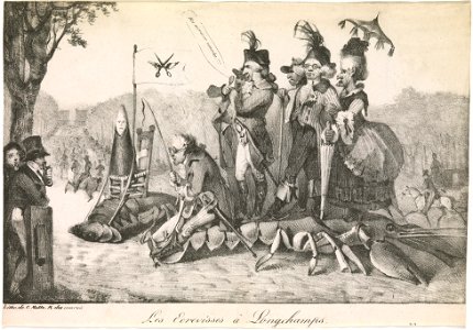 Eugène Delacroix, The Crayfish at Longchamps, 1822