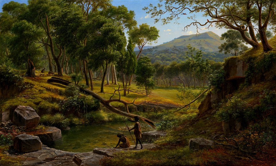 Eugène von Guérard - Warrenheip Hills near Ballarat - Google Art Project