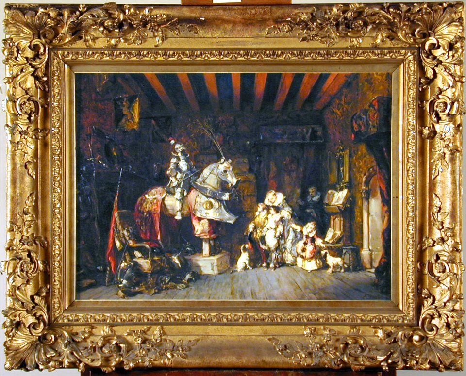 Eugène Louis Gabriel Isabey - Grandfather's Armor - 20.96 - Detroit Institute of Arts