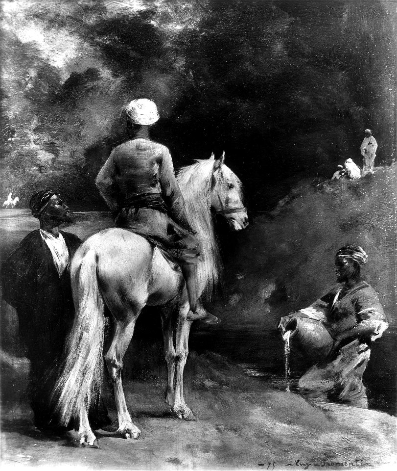 Eugène Fromentin - At the Well - Walters 37100
