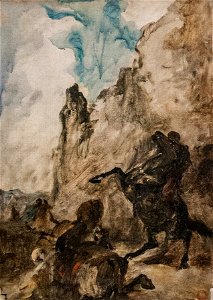 Eugène Fromentin - Lion Hunting