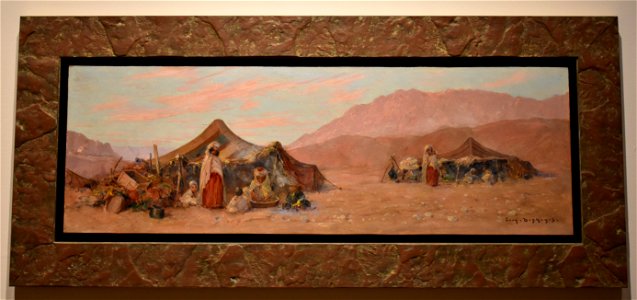 Eugène François Deshayes - Campement nomade 01