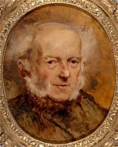 Eugène Isabey - Portrait du peintre Jean-Baptiste Isabey, père de l'artiste - P1281 - Musée Carnavalet. Free illustration for personal and commercial use.
