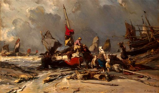 Eugène Isabey - After a Storm - WGA11865