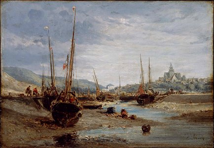 Eugène Isabey - Harbor View - 19.101 - Museum of Fine Arts