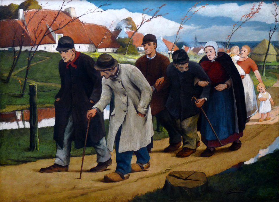 Eugène Laermans (1864-1940), La promenade (cropped)