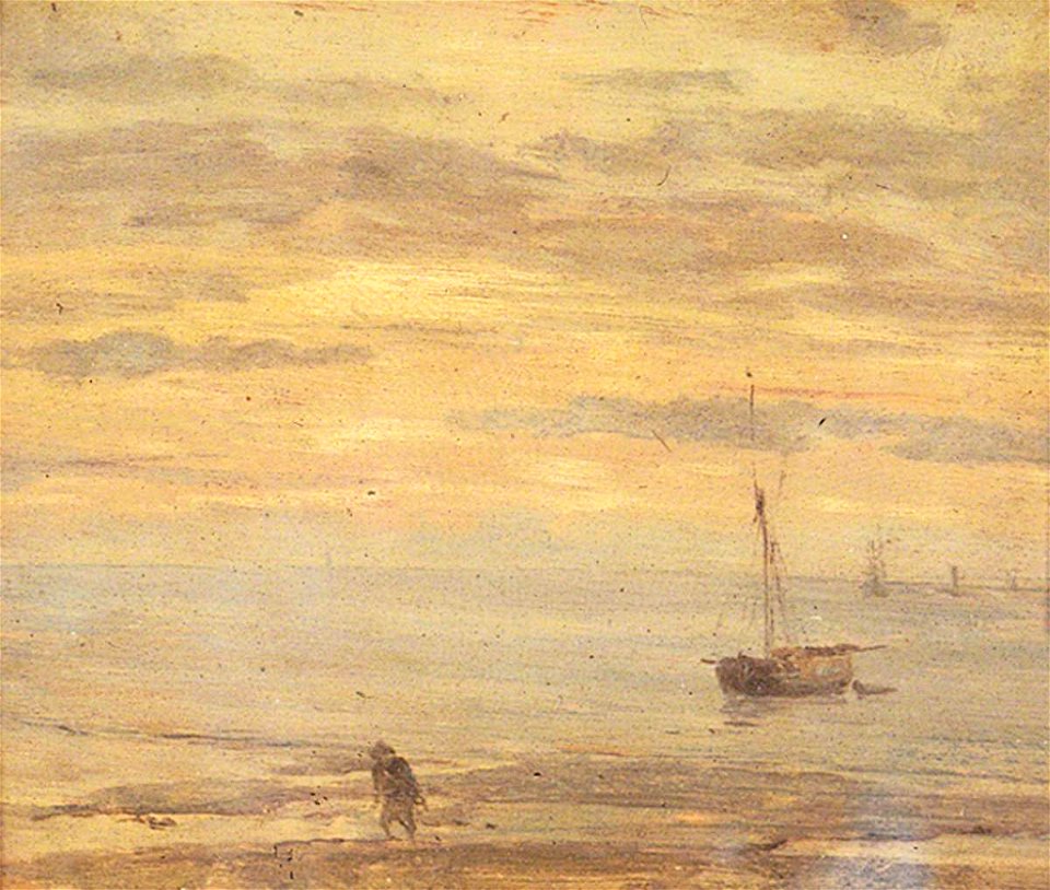 Eugène Louis Boudin (1824-1898) - Sea Piece, Evening - 1925.5.SW - Leeds Art Gallery